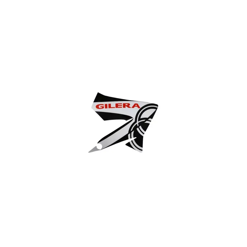 AUTOCOLLANT/STICKER/DECOR AILE AVANT DROITE ORIGINE PIAGGIO 50 GILERA SMT/RCR 2013/ BLANCHE — Certifié