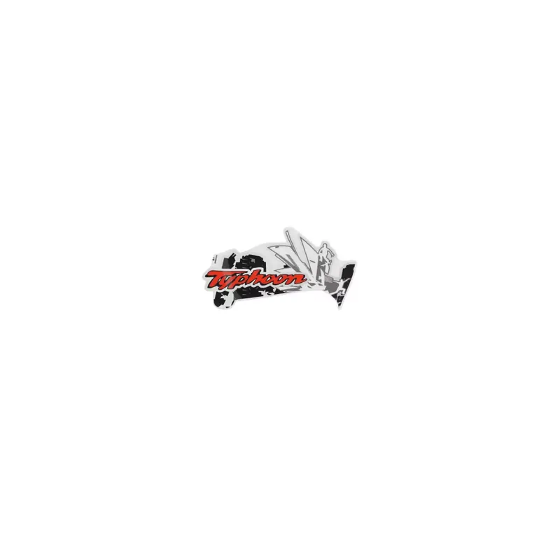 Expédition Rapide AUTOCOLLANT/STICKER/DECOR DE FACE AVANT CENTRAL ORIGINE PIAGGIO 50 TYPHOON 2018/ POUR VEHICULE NOIR 85/B -2H00255400A1
