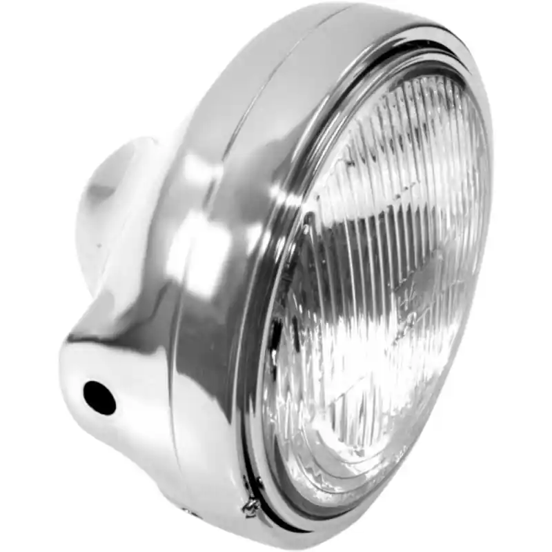 Prix Réduit PHARE AVANT EN VERRE ET METAL NEUF CAFE RACER BRATSTYLE
