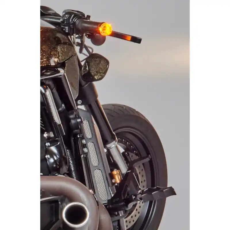 Affaire À Saisir NEUF PAIRE DE PLATINE REPOSE PIED CHROME OU NOIR 1250 V ROD NIGHT ROD