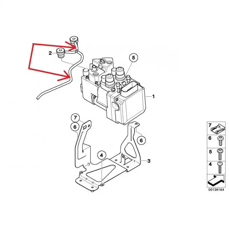 Marque DURITE ABS BMW JONCTION PURGEUR