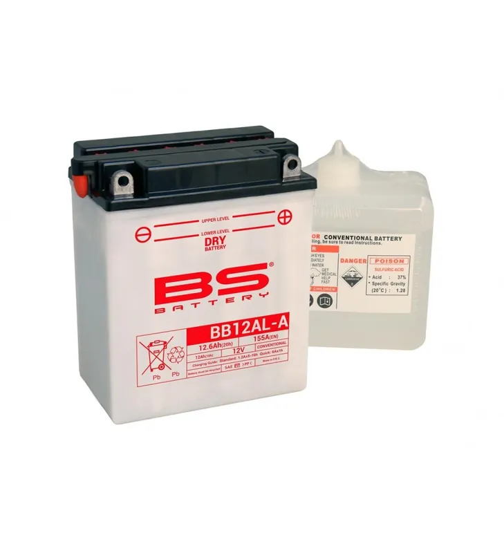 BATTERIE BS BATTERY BB12AL-A CONVENTIONN Quantité Limitée