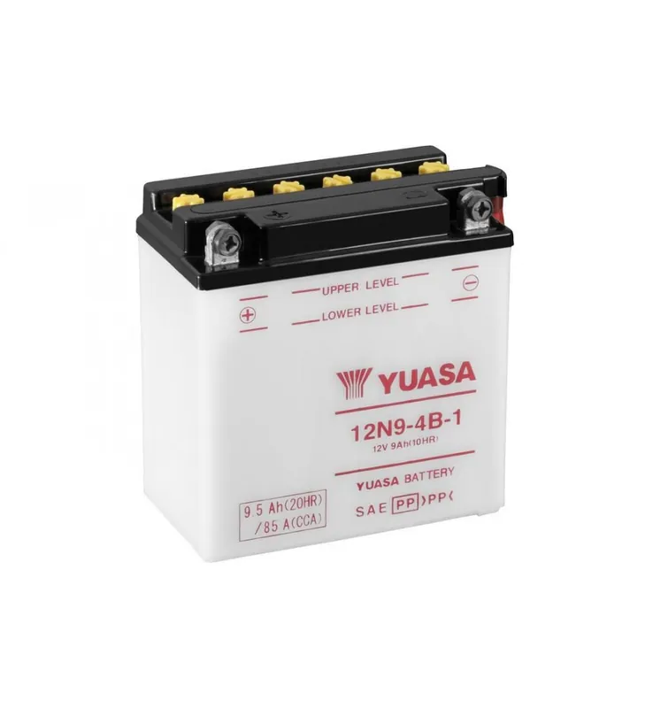 BATTERIE YUASA 12N9-4B-1 CONVENTIONNELLE Satisfait Ou Remboursé