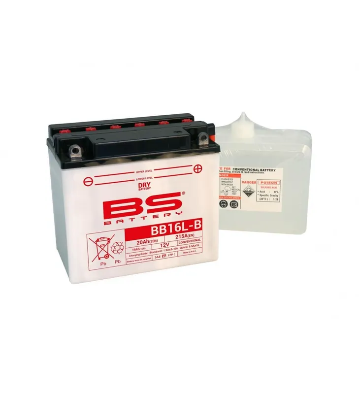 BATTERIE BS BATTERY BB16L-B CONVENTIONNE Commander Vite