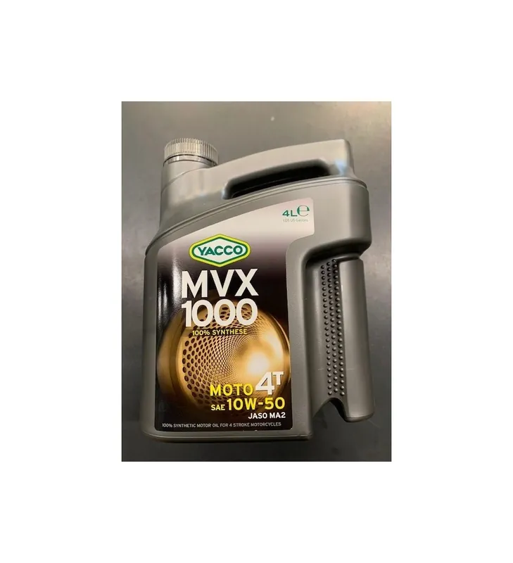 Meilleure Vente HUILE YACCO MVX 1000 4TEMPS 10W50 100% SYNTHESE 4L
