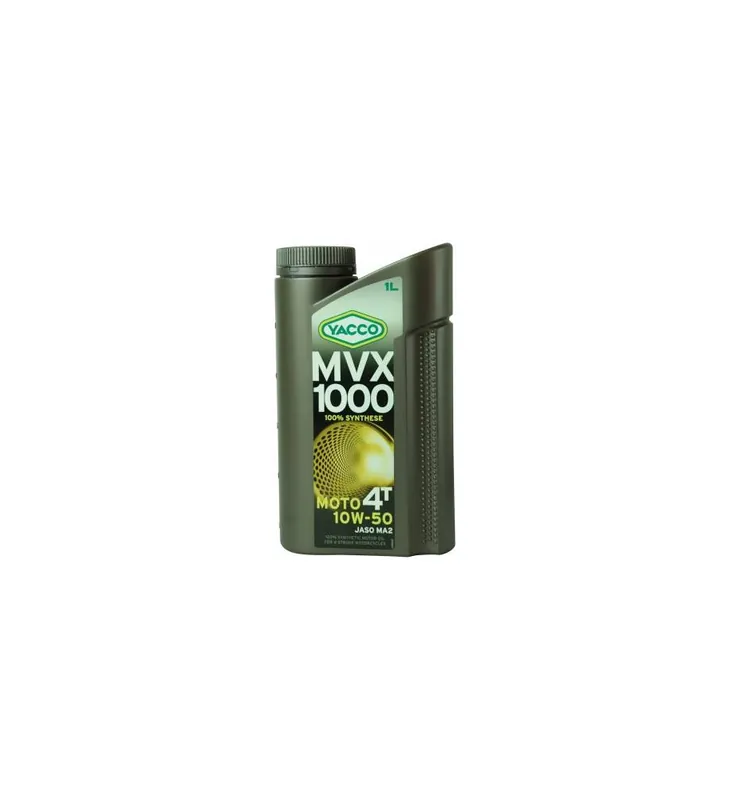Offre Exclusive HUILE YACCO MVX 1000 4TEMPS 10W50 100% SYNTHESE BI
