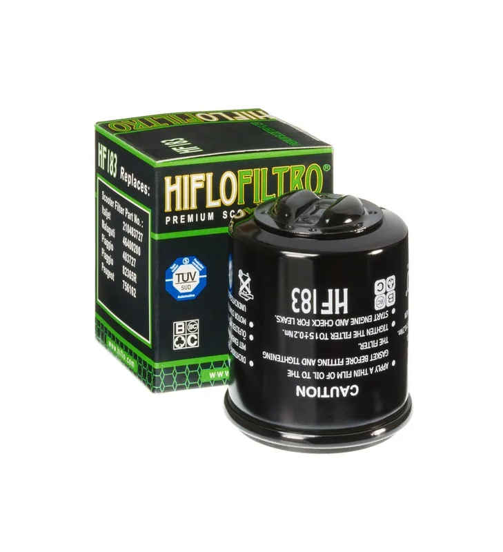 FILTRE A HUILE HF183 POUR PIAGGIO/GILERA/ITALJET/M Quantité Limitée