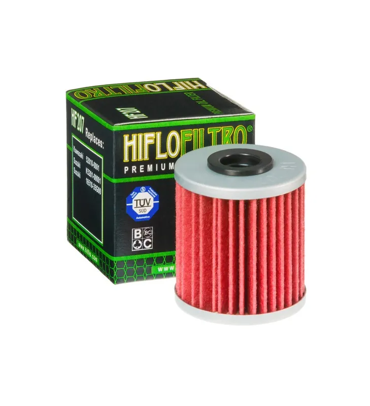 FILTRE A HUILE HF207 POUR KXF/RM-Z250 2004-05 Certifié