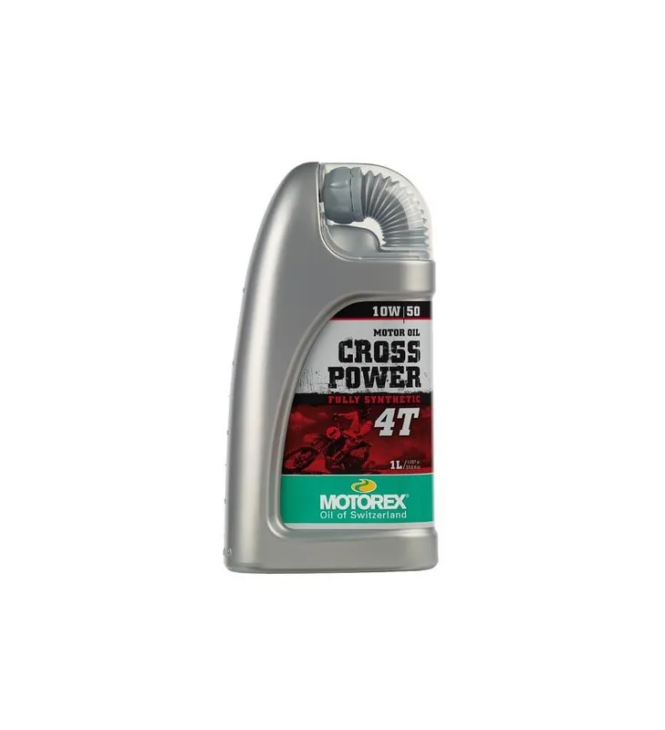 HUILE MOTOREX CROSS POWER 4T 10W50 100% synthétique 1L Retour Gratuit