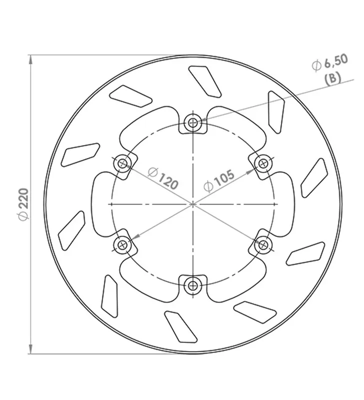 DISQUE FREIN MOTO AR NG 220 MM ADAPT BETA RR / SM 2010 / RIEJU RS1 / 125URBAN SPECIAL Vente Flash