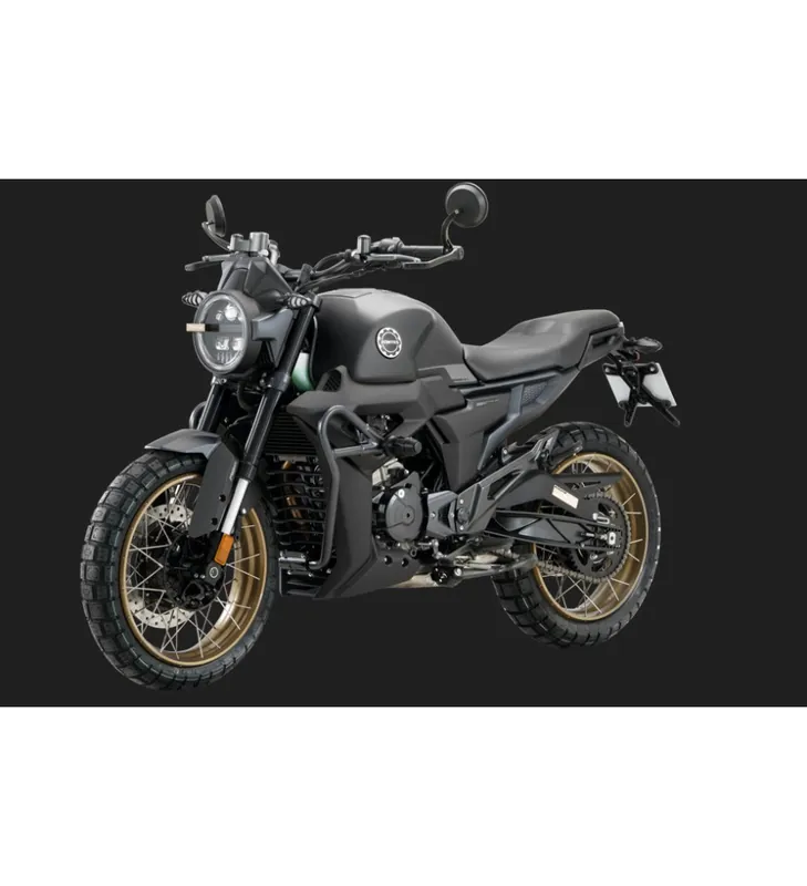 Promotion MOTO ZONTES ZT125 SCRAMBLER X NOIR MAT / OR