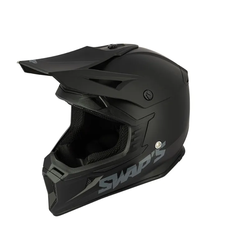 CASQUE SLINE CROSS S818 NOIR MAT taille L Dernier Modèle
