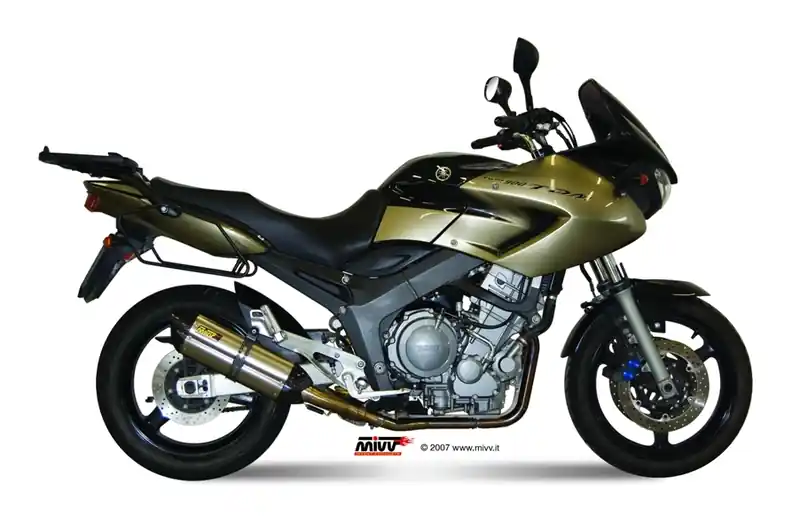 Prix Réduit Silencieux MIVV Suono inox + coupelle carbone TDM 900 de 2002 à 2010
