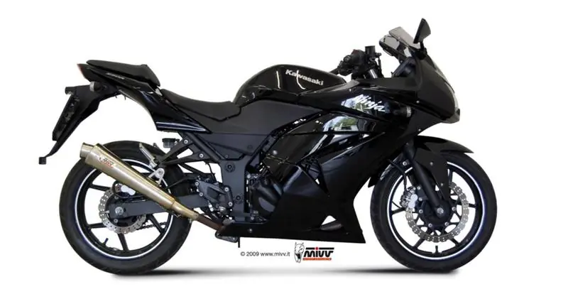 Authentique Mivv silencieux XCone inox pour Kawasaki Ninja 250R