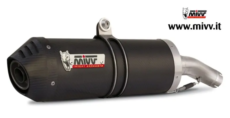 Mivv silencieux Sportline ovale carbone Triumph Tiger 1050 2007/2012 Pas Cher