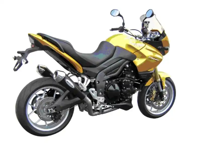 Remus Powercone ligne 3/2 inox noir pour Triumph Tiger 1050 2007/2012 Satisfait Ou Remboursé