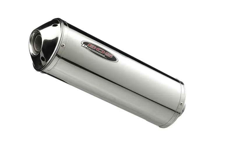 Seulement Aujourd&rsquo;hui Bos Silencieux Ovale GP-2 inox poli pour Suzuki GSF650 2007-…
