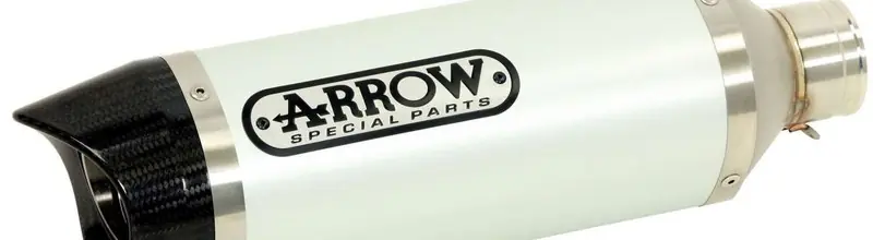 Ligne Arrow Thunder alu blanc pour XJ6 2009/2010 RJ19 Usine Directe