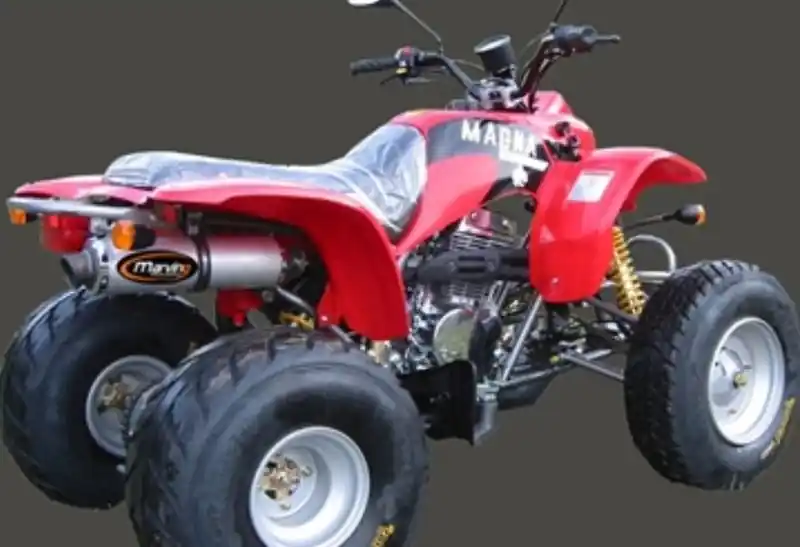 Populaire Silencieux Marving rond alu pour quad Barossa 170 2004>
