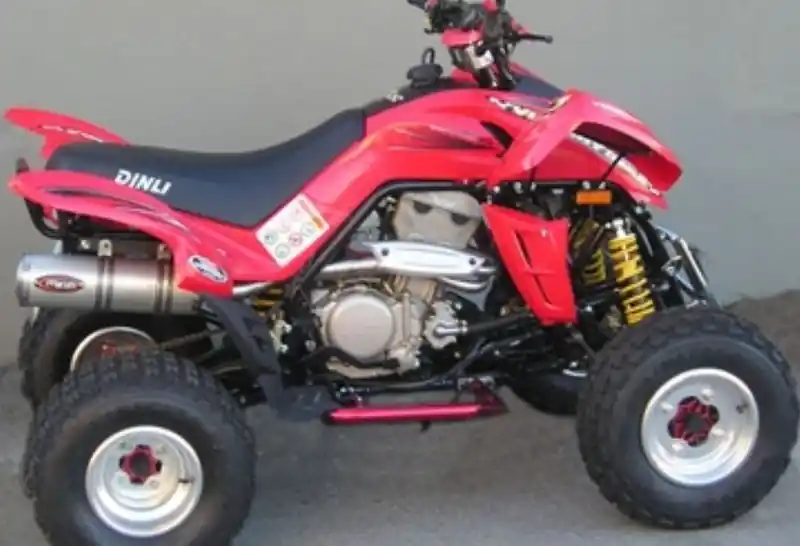 Achetez Aujourd&rsquo;hui Ligne complète Marving ovale alu quad Dinli 450 2007>
