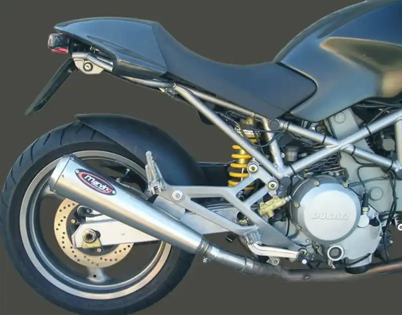 Offre Du Jour Marving 2 silencieux coniques inox bas pour Ducati Monster 600