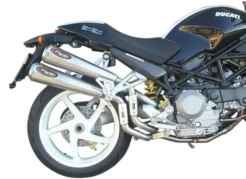 2 Silencieux Coniques inox pour Monster S2R 800 Quantité Limitée