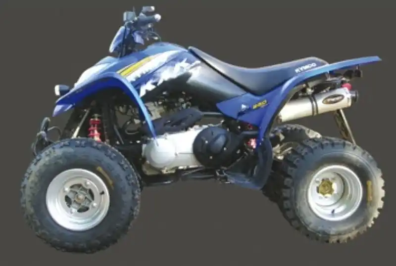 Ligne complète Marving rond alu pour quad Kymco KXR 250 2004> Haute Qualité
