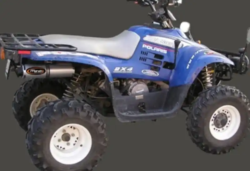 Silencieux Marving alu rond pour quad Polaris Trail Boss 325/330 2005> Commander Maintenant