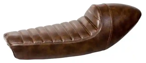 Selle Café Racer type 3 marron entièrement couverte Offre Exclusive