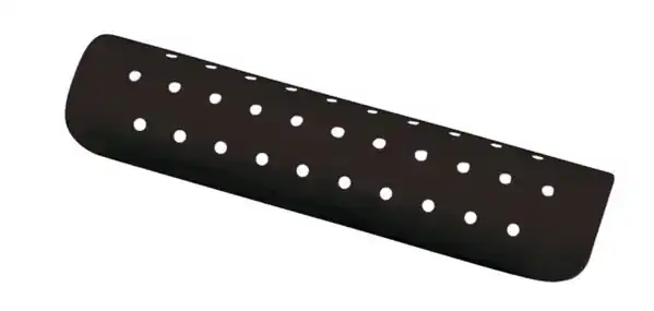 Bouclier thermique d'échappement Tracker noir 15 cm Prix Choc