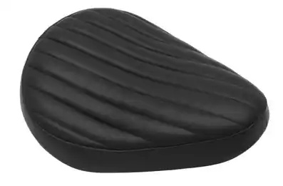 Retour Gratuit Selle Solo large cuir noir motif Rayé