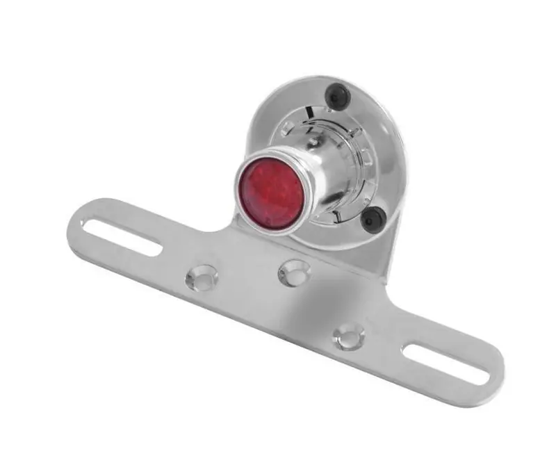 Feux AR Shotgun LED T2 corps chromé avec support de plaque Offre Spéciale