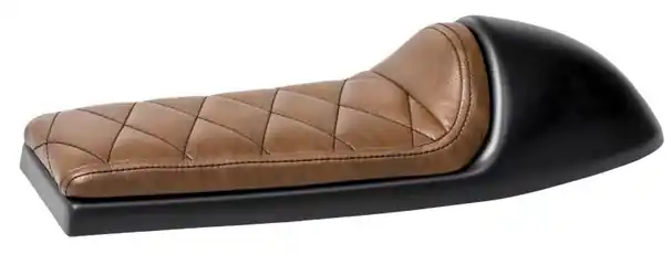 Selle Café Racer type 1 marron semi-couverte Meilleur Choix