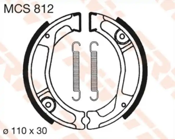 Machoires AR pour Honda NX250 MD25 1991-1995 Commander Vite