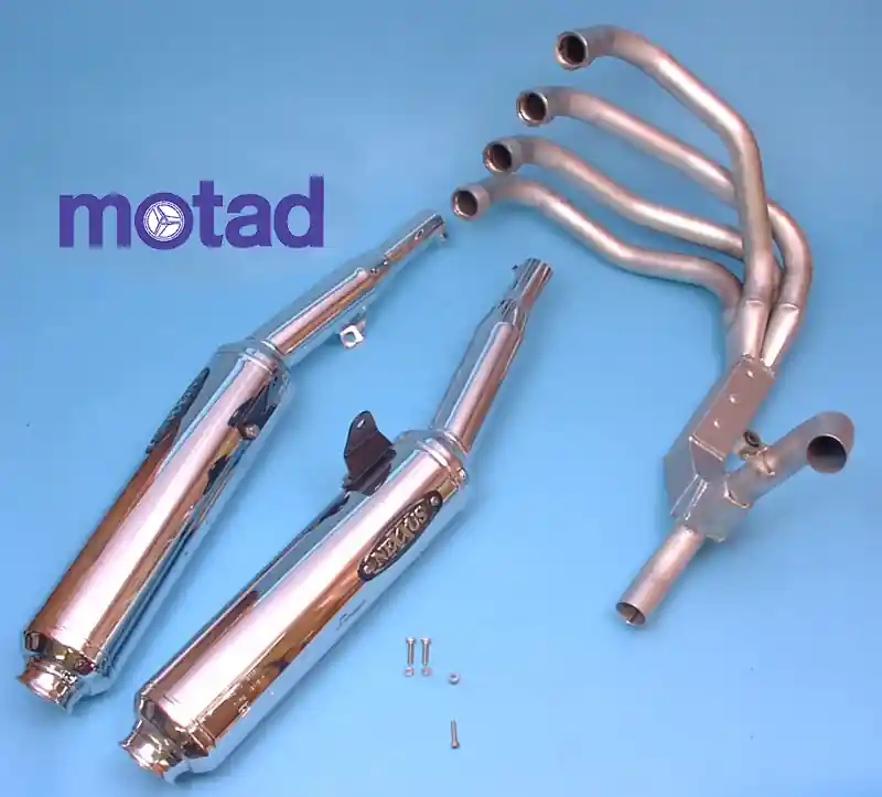 Motad ligne 4 en 2 Nexxus inox pour Kawasaki GPZ 1100 ZXT10E 1995/97 Expédition Rapide