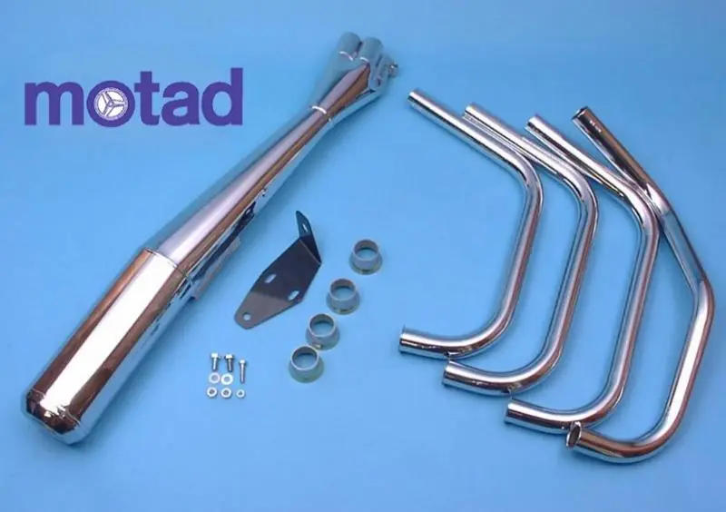 Motad ligne 4 en 1 chromé pour Kawasaki Z 400J 1980/82 Remise