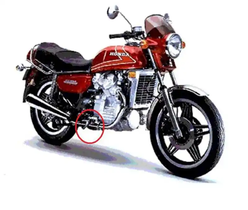 Quantité Limitée boite de connexion acier noir pour Honda CX500