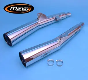 Marving 2 silencieux chromés pour XJ 900 1983 / 1994 Promotion Saisonnière
