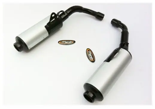 Bon Plan Marving 2 silencieux noir/alu pour CBR 1000 1989/1991