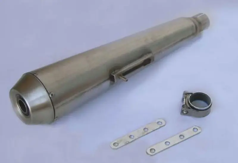 Silencieux Marving universel inox brossé Ø32-35-38 Vente Directe