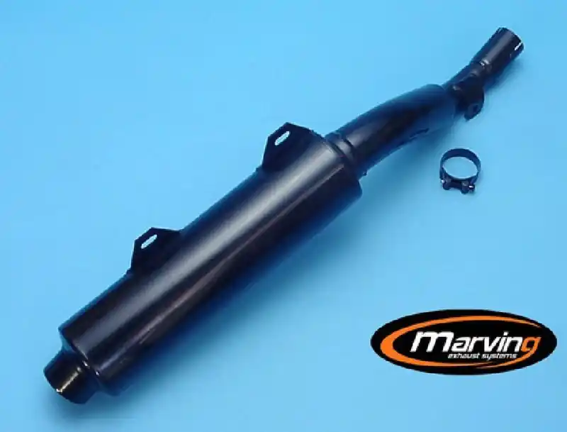 Jusqu&rsquo;à Épuisement Des Stocks Silencieux Marving vernis noir pour XT 600 E / K