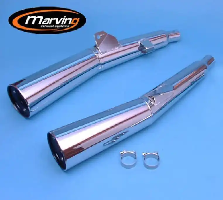 Pas Cher Marving 2 silencieux chromés pour Honda VF750S RC07
