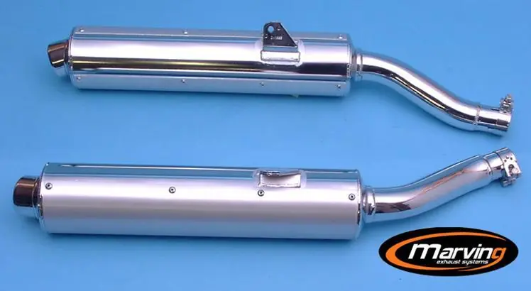 Marving 2 silencieux pour Yamaha TRX 850 1996 / 2000 4UN Prix Cassé