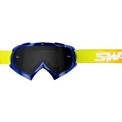 Masque cross SWAP'S PIXEL Bleu + Ecran Iridium Gris Jusqu'à Épuisement Des Stocks