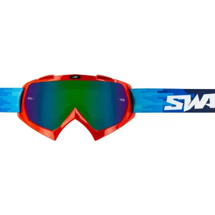 Meilleur Choix Masque cross SWAP'S PIXEL Rouge + Ecran Iridium Vert