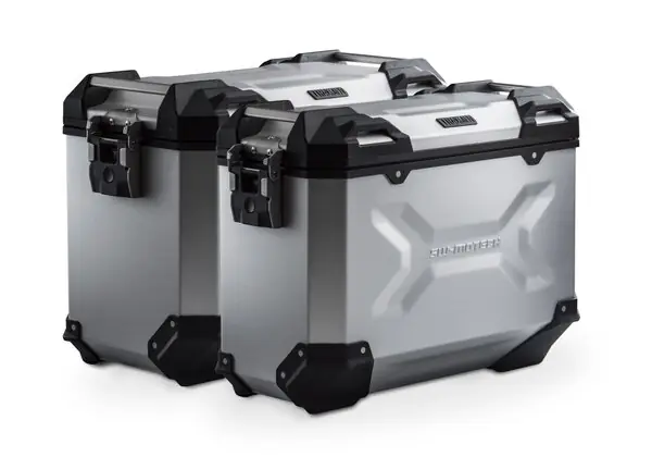 Authentique Kit valises gris TRAX ADV 45/37 litres pour BMW R 1250 GS 2018 et + sw motech