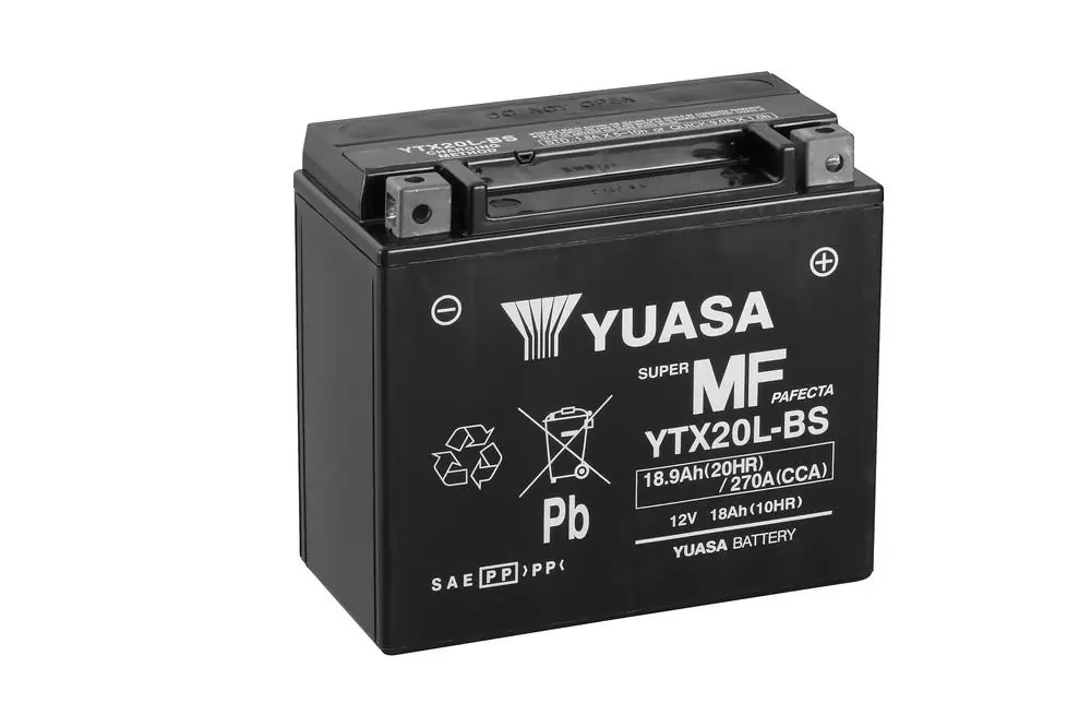 Batterie YUASA YTX20L-BS sans entretien livrée avec pack acide Outlander Can Am Jusqu&rsquo;à 2015 Petit Prix