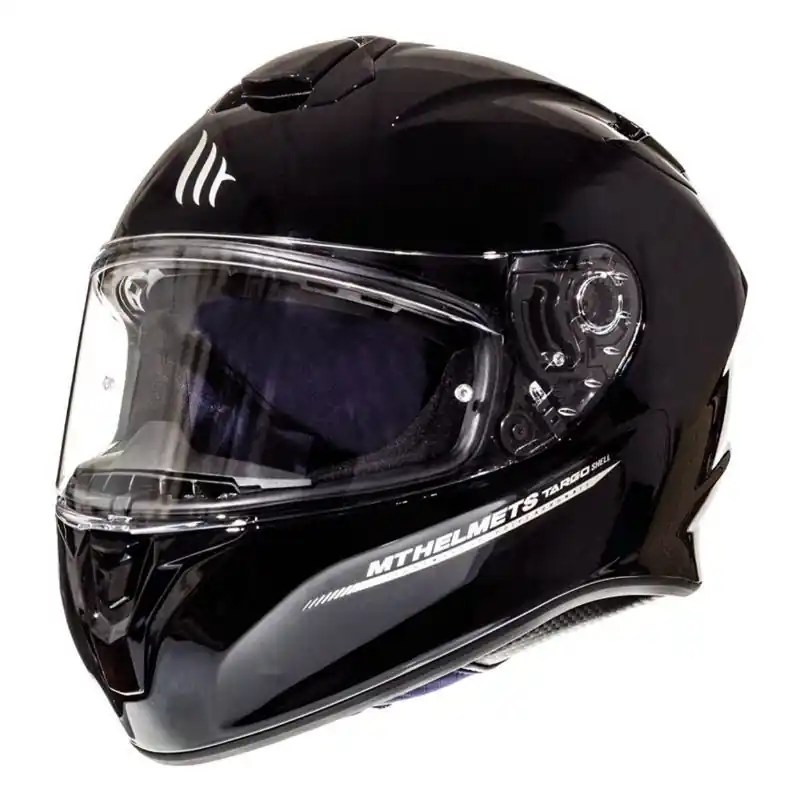 Casque MT TARGO uni Noir Brillant L – 59/60 cm Super Prix