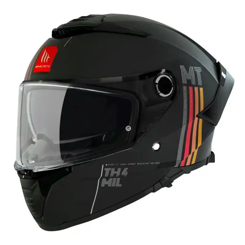 Achat Immédiat Casque MT THUNDER Noir Mat S - 55/56 cm