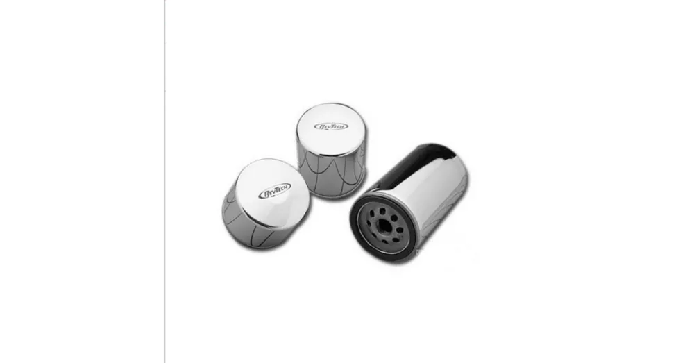Acheter En Ligne Filtre à Huile Haute Performance RevTech Chromé Dyna, Softail, Sportster, Touring